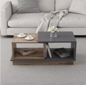 Tavolino CONSEPT 36x90 cm marrone/grigio