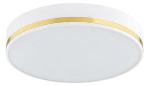 Argon 7034 - Plafoniera AMORE 2xE27/15W/230V diametro 25 cm bianco/oro