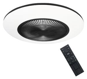 Plafoniera LED dimmerabile con ventilatore ARIA LED/38W/230V nero/bianco + tc