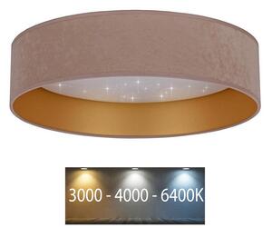 Brilagi - Plafoniera LED VELVET STAR LED/24W/230V d. 40 cm beige/oro