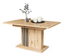 LEONEL Rovere Artisan – TAVOLO MODERNO ALLUNGABILE FINO A 180 cm!