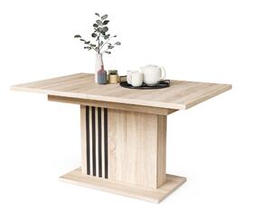 LEONEL Rovere Sonoma – TAVOLO MODERNO ALLUNGABILE FINO A 180 cm!