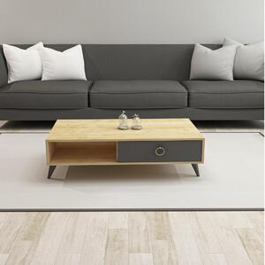 Tavolino SILVER 33x90 cm antracite/beige
