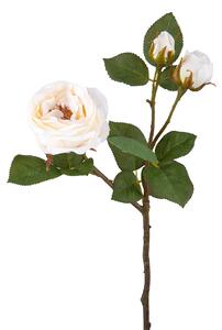 Set 4 Rami Artificiali Rose Romantica a 3 Diramazioni Altezza48 cm