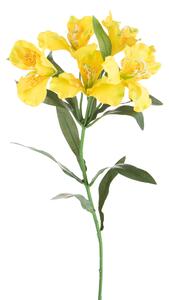 Set 8 Fiori Artificiali di Alstromeria in Materiale Sintetico H 62 cm