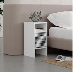 Comodino GRANDMA 58x30 cm bianco