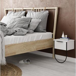 Comodino NORFOLK 44x33 cm bianco