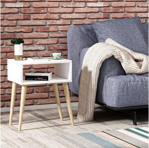 Tavolino MIKA 59x45 cm bianco