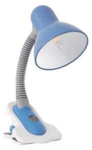 Kanlux 7152 - Lampada da tavolo con clip SUZI 1xE27/40W/230V blu