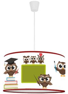 Lampadario per bambini on a string OWLS MULTI 1xE27/15W/230V