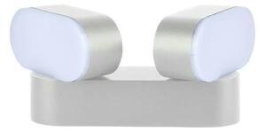 Applique LED da esterno flessibile 2xLED/12W/230V IP65 grigio
