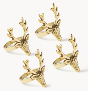 Set di 4 portatovaglioli Deer