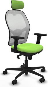 Sedia da ufficio con poggiatesta Piqueras y Crespo 2D036N2 Colore pistacchio