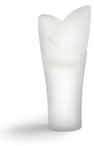 Vaso a colonna per piante Fiorite a cascata ASSIA con luce Dimensioni 40x31x h 85 cm - Peso 5,21 Stile vivace e moderno LED OUTDOOR con cavo trasparente
