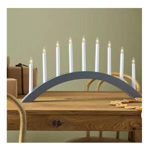 Markslöjd 705811 - Candeliere di Natale ATLE 9xE10/3W/230V grigio