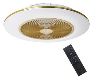 Brilagi - Luce LED dimmerabile con ventola AURA LED/38W/230V oro + tc