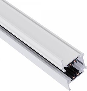 Spectrum LED Binario elettrico trifase (SPS 2) da incasso 1 m per sistema a binario Luci Faretti IP20 Bianco 100 cm