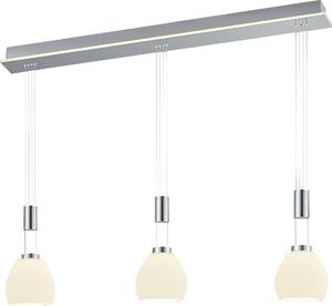 Lampada a sospensione LED HELL a 3 luci, Sam Nickel