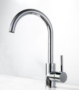 Miscelatore per lavabo, modello 1434C-33 - Ottone - Cromato - Modello alto