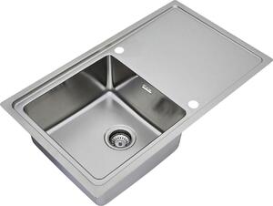 Lavello da incasso in acciaio inox Lavello da cucina 86 x 50 cm Respekta Chicago