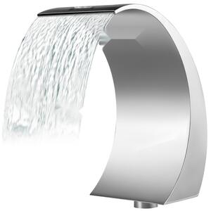 Doccia a spruzzo per piscina - doccia a spruzzo a cascata in acciaio inox - fontana per piscina - fontana di decorazione per laghetti da giardino - 30x60x45 cm