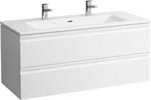 Laufen Pro S - Mobile lavello doppio, 1200x545x500 mm, 2 cassetti, wengé H8619674231071
