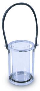 Lanterna FRAGIL 20 cm cromo/nero