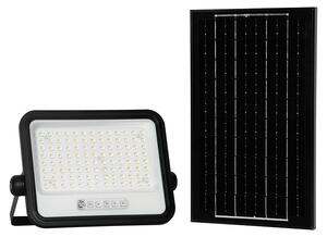 Proiettore solare 200 W, 3000 lumen, IP65, per esterni, nero, V-TAC VT-204W