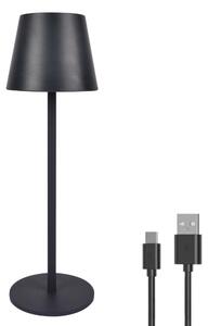 LUXULA Lampada da tavolo ricaricabile a LED LX700160, 3W, 200lm, funzione dimming e CCT