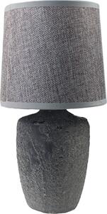 Lampada da tavolo in Vetroceramica effetto cemento grigio piccola lampada da comodino lampada laterale 15x30 cm