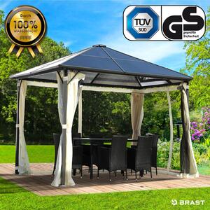 Gazebo da giardino in alluminio SUMMERDREAM 3x3 m beige