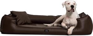 Tierlando® Lettino ortopedico per cani GOOFY in Pelle finta >>incluso materassino