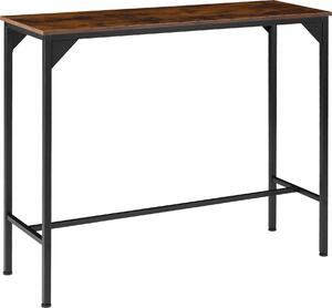 Tectake® Bartisch Kerry in stile industriale 120 x 40 x 100,5 cm