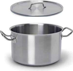BALLARINI Pentola a Induzione Casseruola in Acciaio Inox 32 cm - Serie 9200