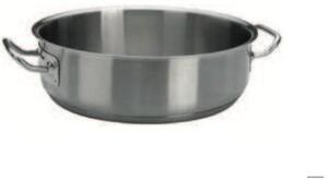 BALLARINI Pentola a Induzione Casseruola in Acciaio Inox 32 cm con 2 Manici colore Cromo - Serie 9200