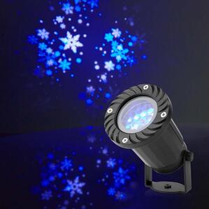 Nedis CLPR1 - Proiettore LED fiocchi di neve da esterno natalizio 5W/230V IP44