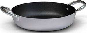 BALLARINI Tegame Antiaderente in Alluminio 40 cm Rivestimento Kera Stone colore Alluminio e Nero - Serie 2000
