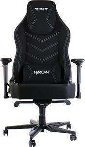 Sedia da gaming Hyrican Striker "Runner", rivestimento in tessuto, braccioli 3D, struttura in acciaio, nera