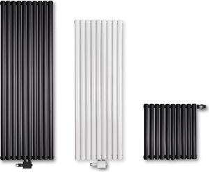Radiatore di design VILSTEIN a pannello, radiatore a pannello, radiatore a parete, attacchi centrali e laterali, bianco, monostrato, 1180 W, verticale, 180 x 60 cm