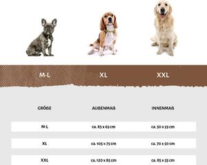 Lettino ortopedico per cani Rockland in ecopelle L grigio chiaro