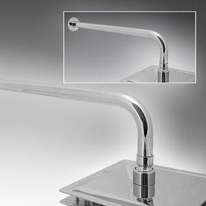 Bituxx supporto in acciaio inox per soffione doccia rotondo 38cm MS-14435