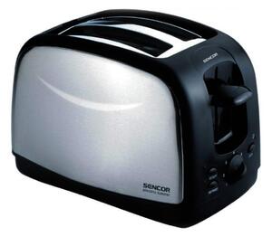 Sencor - Tostapane a due fori 850W/230V nero/argento