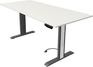 Scrivania Move 1 advance, regolabile elettricamente in altezza, dimensioni piano d'appoggio:180 x 80 cm, colore piano d'appoggio:bianco