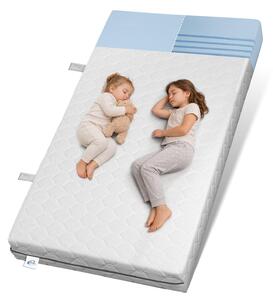 Materasso per bambini e ragazzi Coemo 80x160 cm SOMI | Altezza 16 cm | Rivestimento lavabile | Materasso reversibile H1/H2