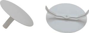 Coperchi a molla, bianchi, rotondi, Ø 85 mm, per scatole da incasso Ø 70 mm, coperchi a scatto, 200 pezzi