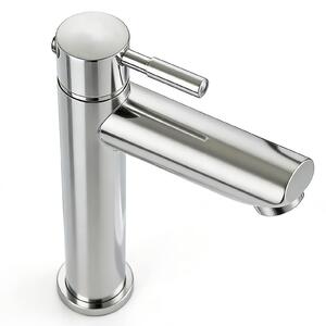 Rubinetto in acciaio inossidabile per acqua fredda, ideale per bagno e toilette per ospiti