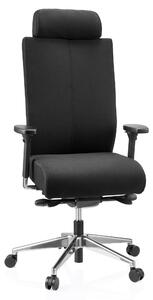 Sedia da ufficio / sedia girevole Pro-Tec Xxl completamente imbottita nera