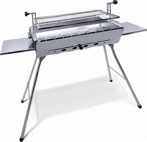 Griglia per shashlik in acciaio inox Mangal Astana 2 mm regolabile