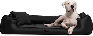 Tierlando® Lettino ortopedico per cani GOOFY in Pelle finta >>incluso materassino
