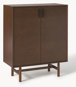Hallowood Furniture Newquay - Cassettiera effetto quercia con 3 cassetti in legno e parte anteriore in rattan, cassettiera piccola, comodino, corridoio e camera da letto, armadietti per soggiorno